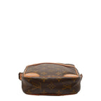 Louis Vuitton Monogram Danube Crossbody Shoulder Bag Brown Leather — view 3