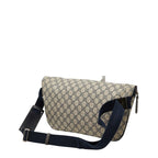 Gucci GG Supreme Belt Bag Beige Navy Leather — view 2