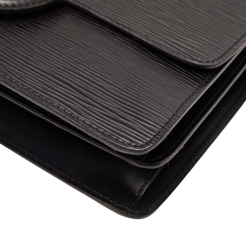 Louis Vuitton Epi Free Run Noir Black Leather Shoulder Bag — view 6