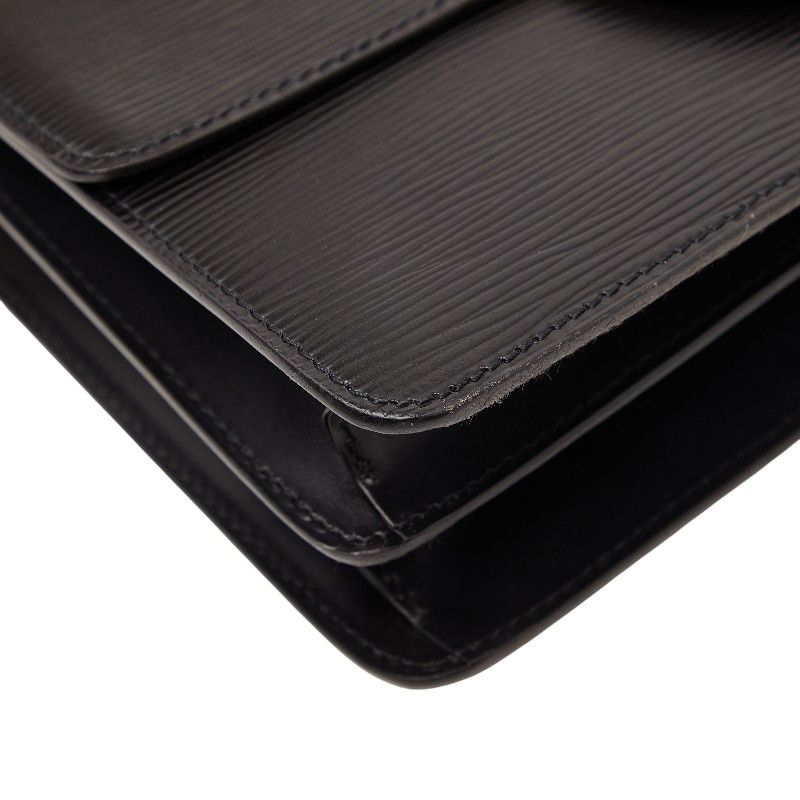 Louis Vuitton Epi Free Run Noir Black Leather Shoulder Bag — view 5