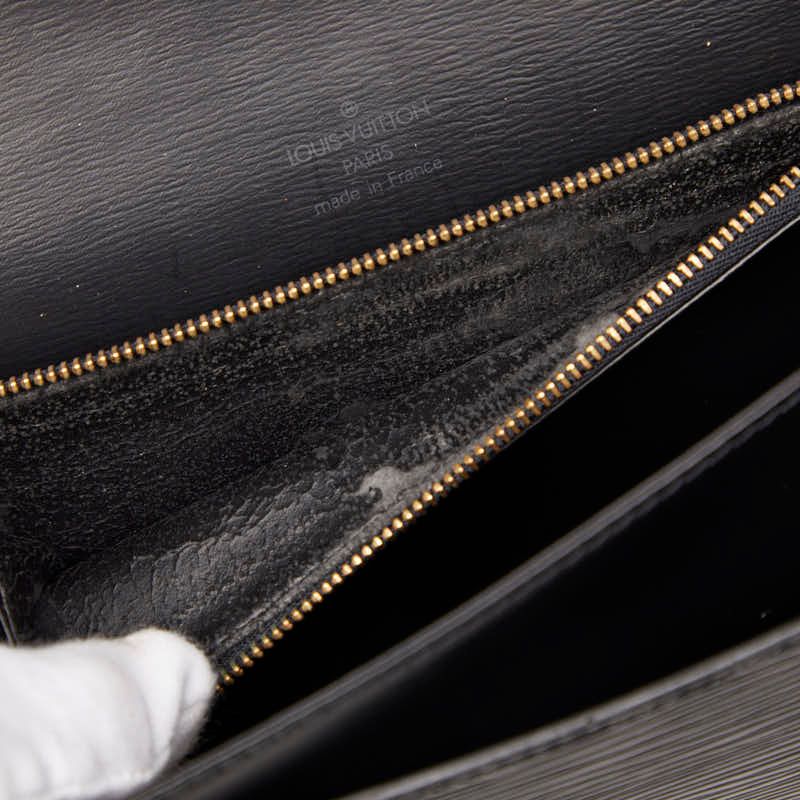 Louis Vuitton Epi Free Run Noir Black Leather Shoulder Bag — view 9