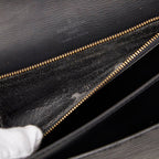 Louis Vuitton Epi Free Run Noir Black Leather Shoulder Bag — view 9