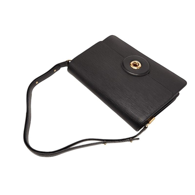 Louis Vuitton Epi Free Run Noir Black Leather Shoulder Bag — view 4