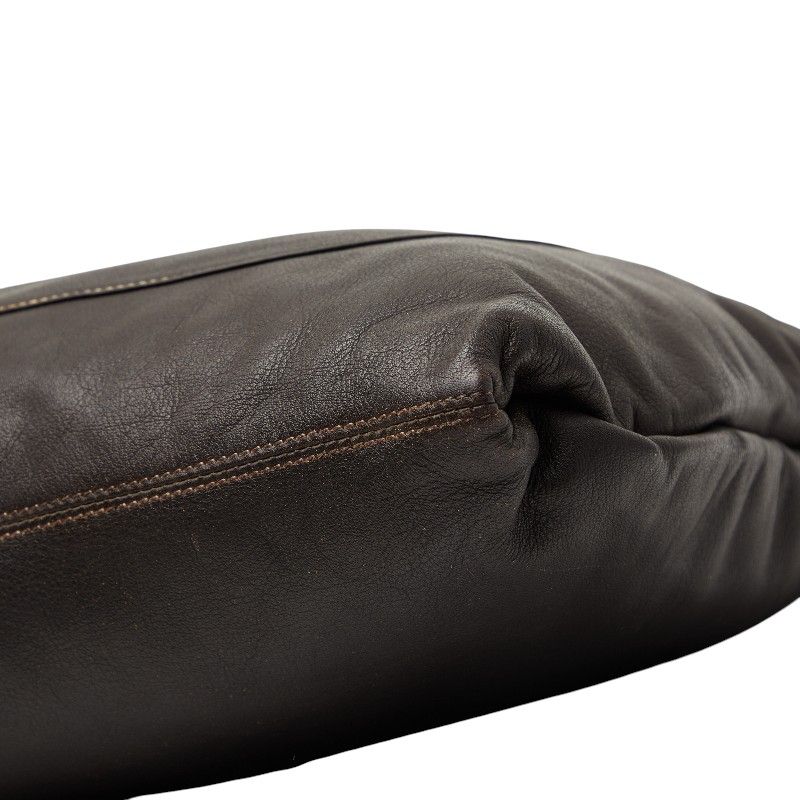 Gucci Interlocking Tote Shoulder Bag Brown Leather — view 4
