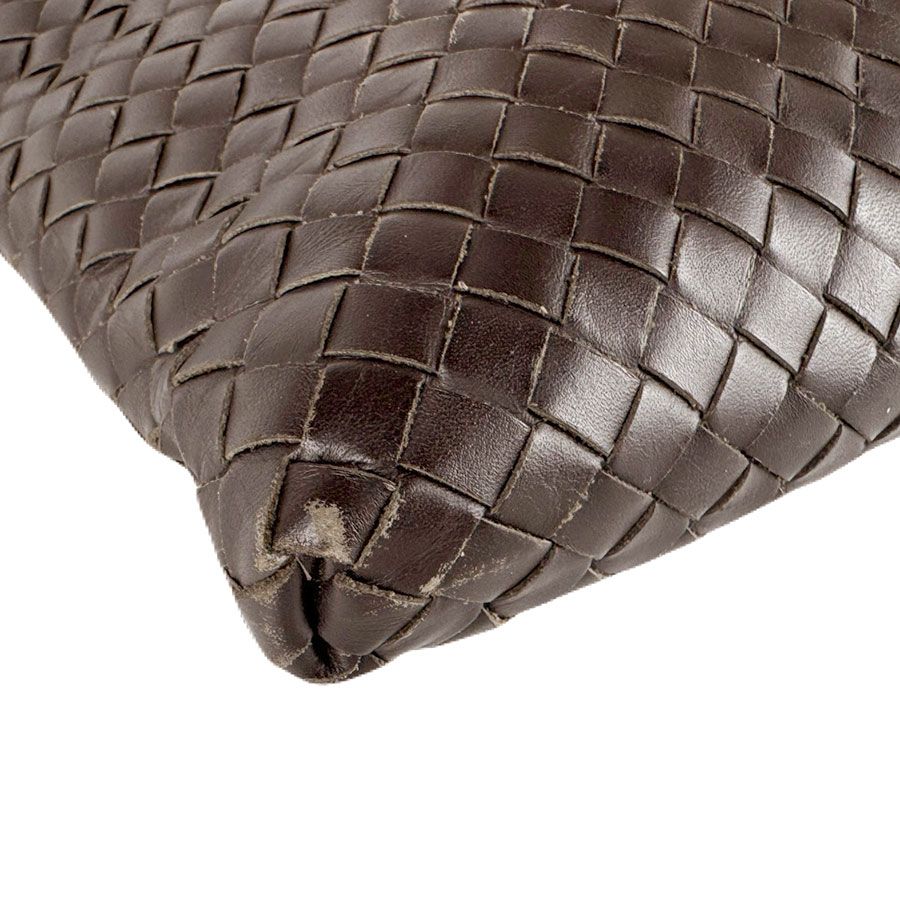 Bottega Veneta Shoulder Bag Leather Black Brown X — view 9