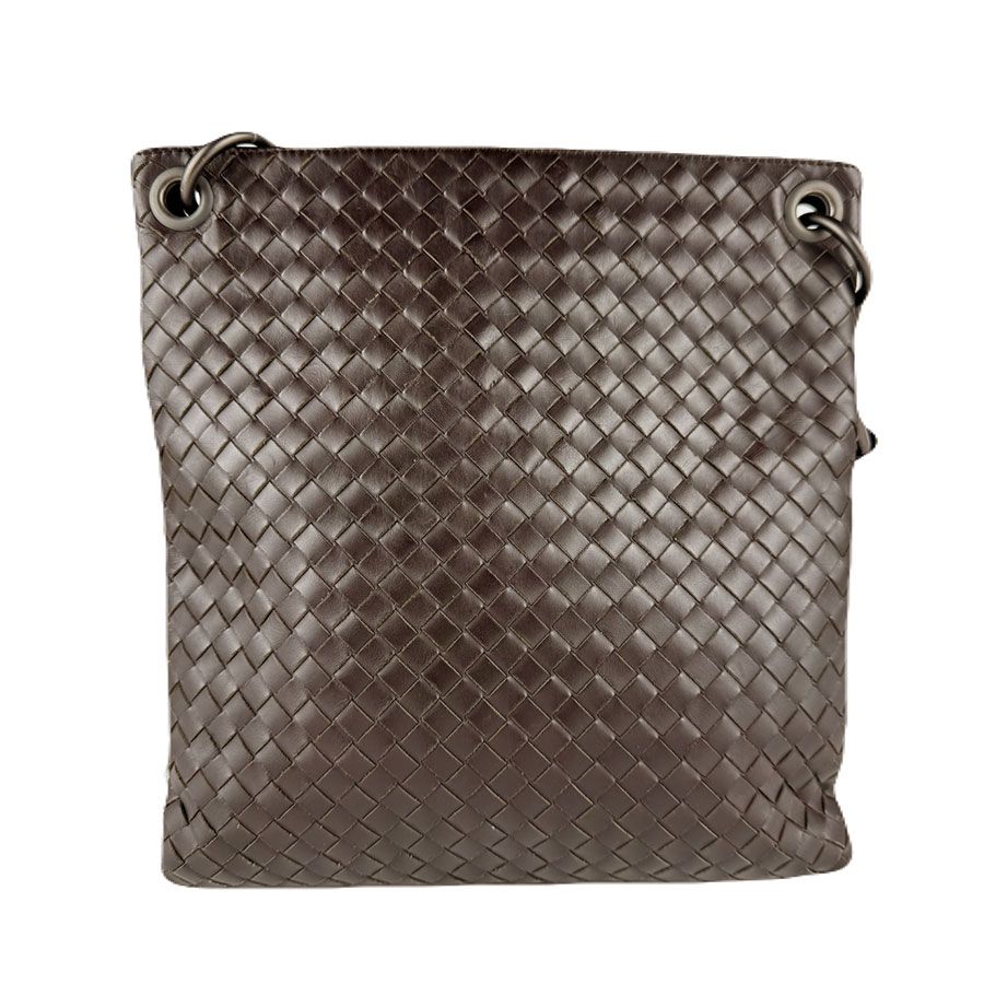 Bottega Veneta Shoulder Bag Leather Black Brown X — view 3