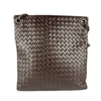 Bottega Veneta Shoulder Bag Leather Black Brown X — view 3