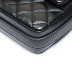 Chanel Shoulder Bag Frill Quilted Gold — view 7