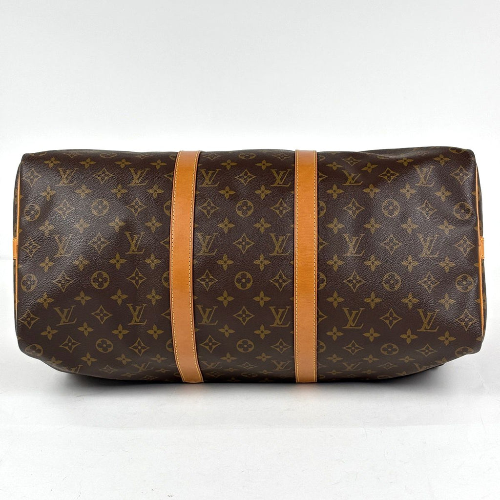 Louis Vuitton Keepall Bandouliere 50 Boston Bag Monogram Brown — view 2