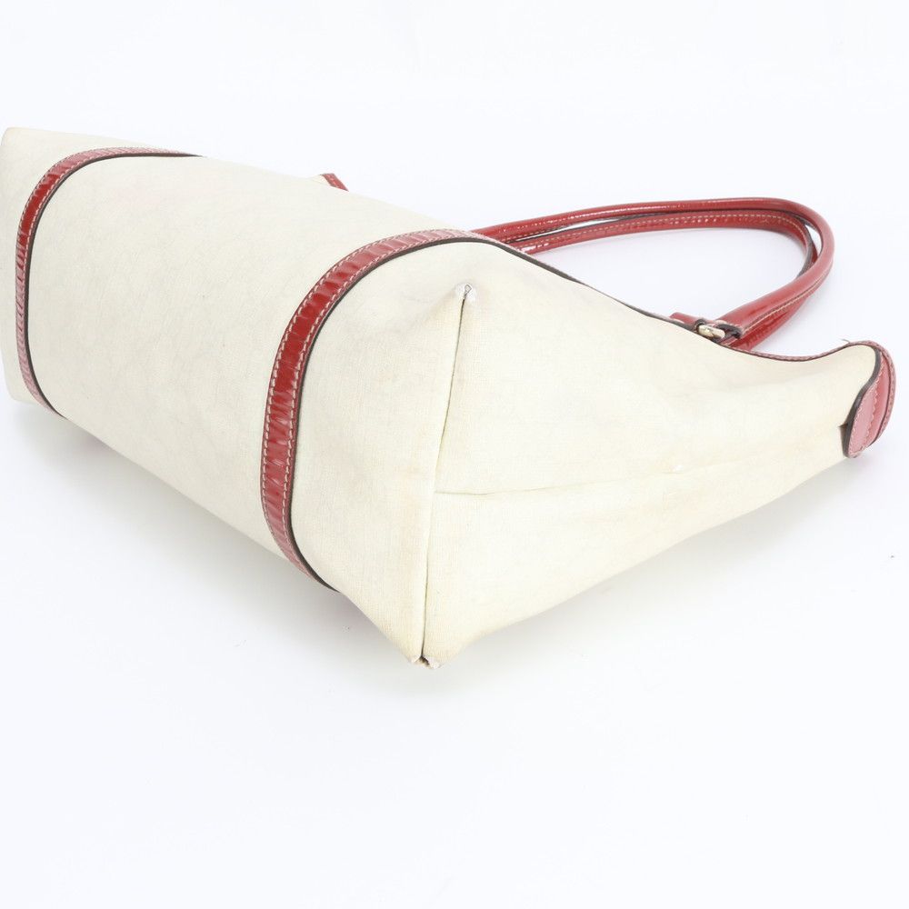 Gucci GG Supreme Tattoo Heart Leather Tote Shoulder Off-white X Red — view 5