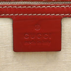 Gucci GG Supreme Tattoo Heart Leather Tote Shoulder Off-white X Red — view 9