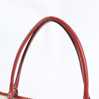 Gucci GG Supreme Tattoo Heart Leather Tote Shoulder Off-white X Red — view 2