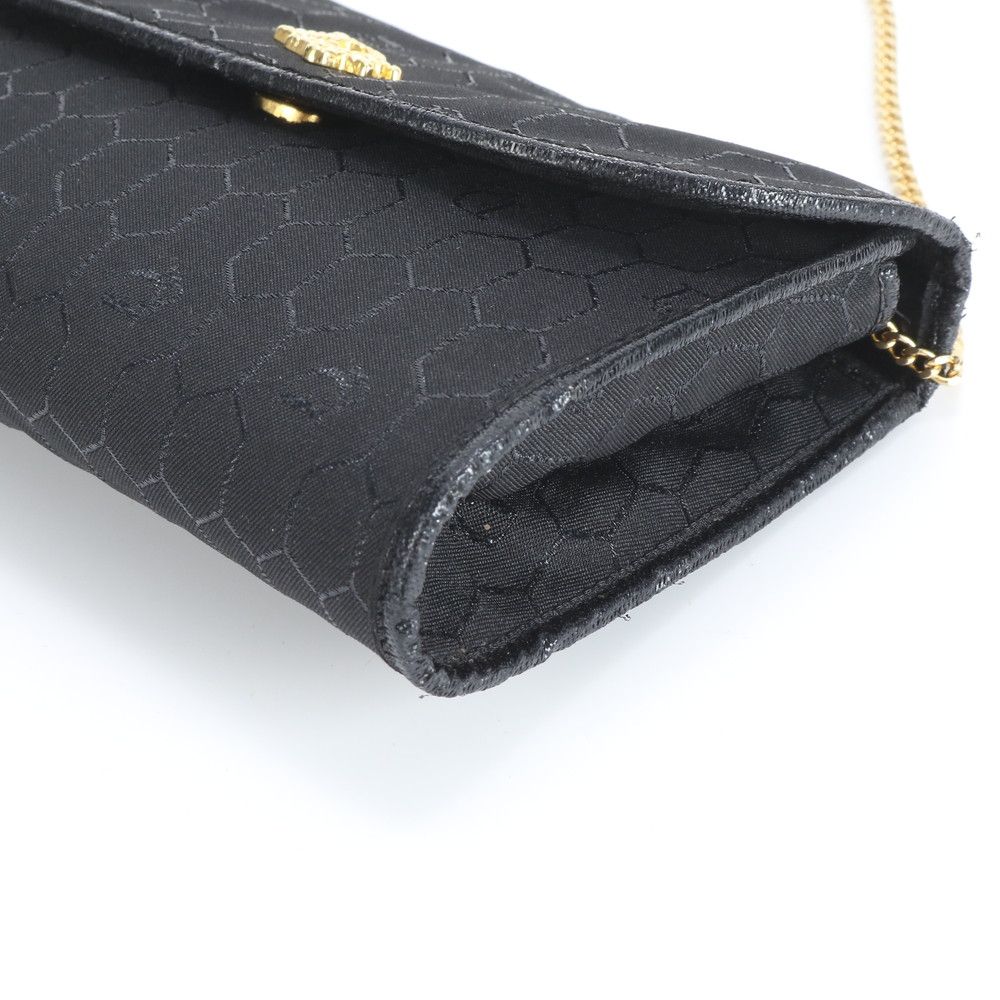Dior Honeycomb Pattern Chain Leather Nylon Shoulder Bag — view 5