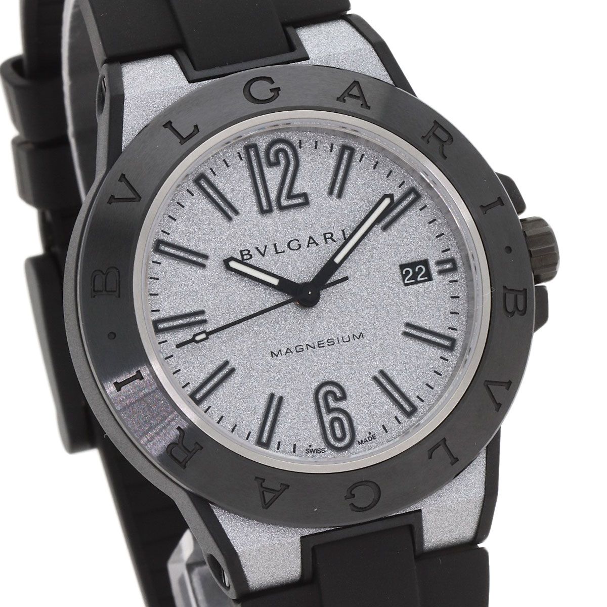 Bvlgari Diagono Magnesium Watch Peek Rubber Ceramic — view 4