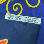 Hermes Scarf Carre 90 Silk Joies D'hiver Winter Fun Navy — view 8