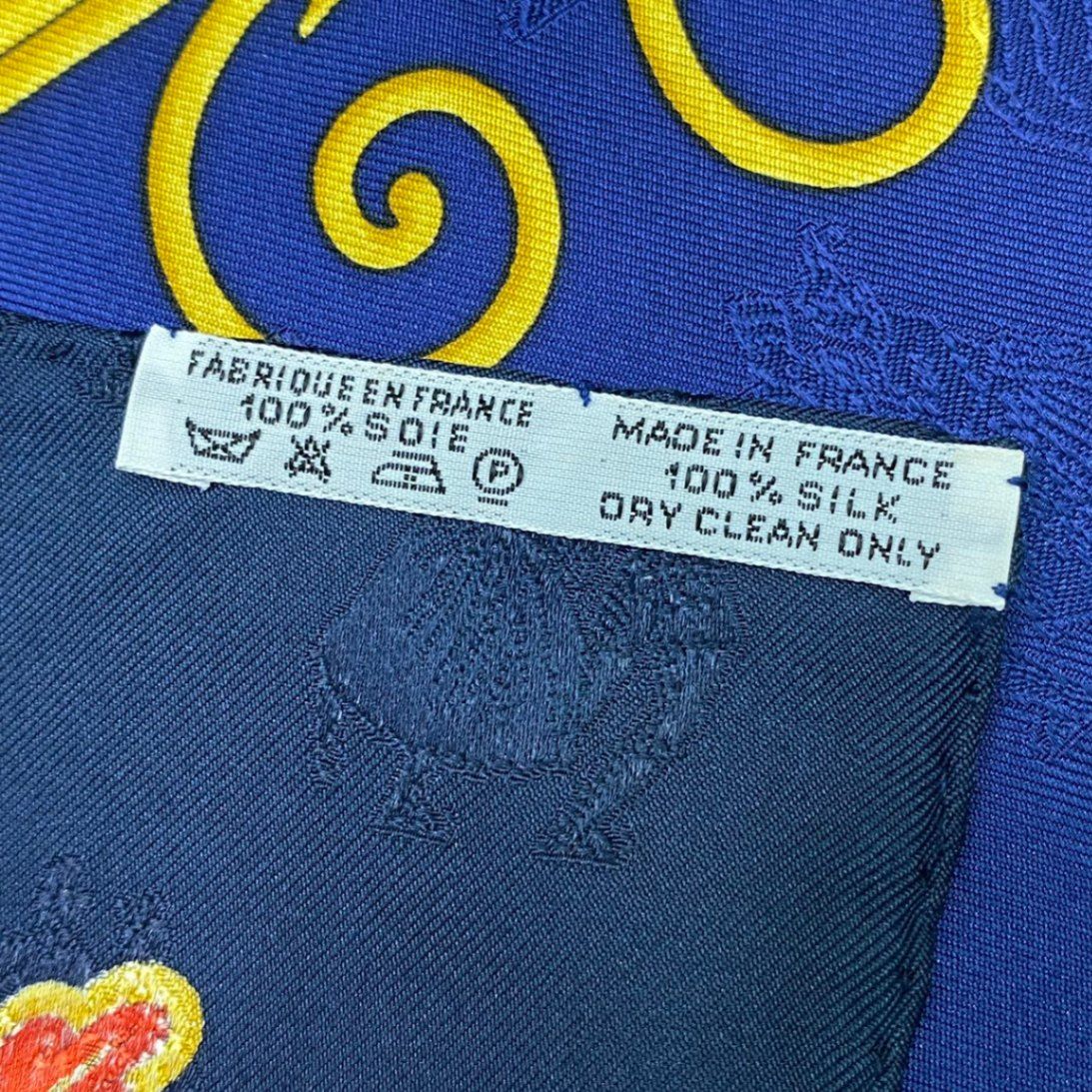 Hermes Scarf Carre 90 Silk Joies D'hiver Winter Fun Navy — view 8