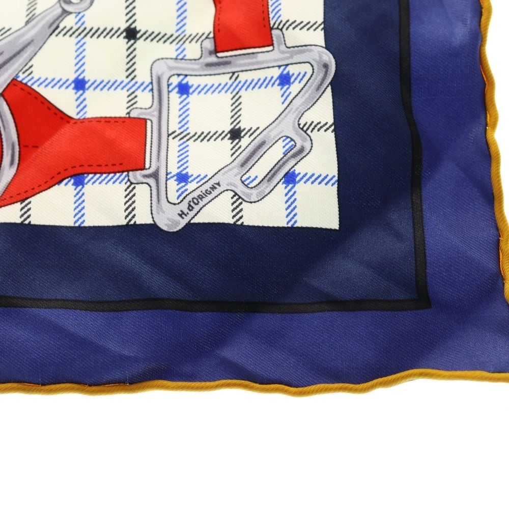Hermes Carre Gavroche Tattersole Silk Scarf Multi — view 3
