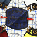 Hermes Carre Gavroche Tattersole Silk Scarf Multi — view 4