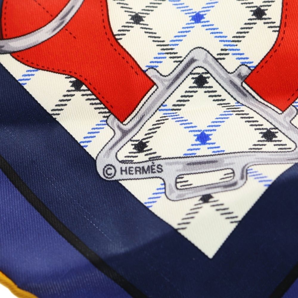 Hermes Carre Gavroche Tattersole Silk Scarf Multi — view 6