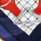 Hermes Carre Gavroche Tattersole Silk Scarf Multi — view 6