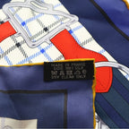 Hermes Carre Gavroche Tattersole Silk Scarf Multi — view 5