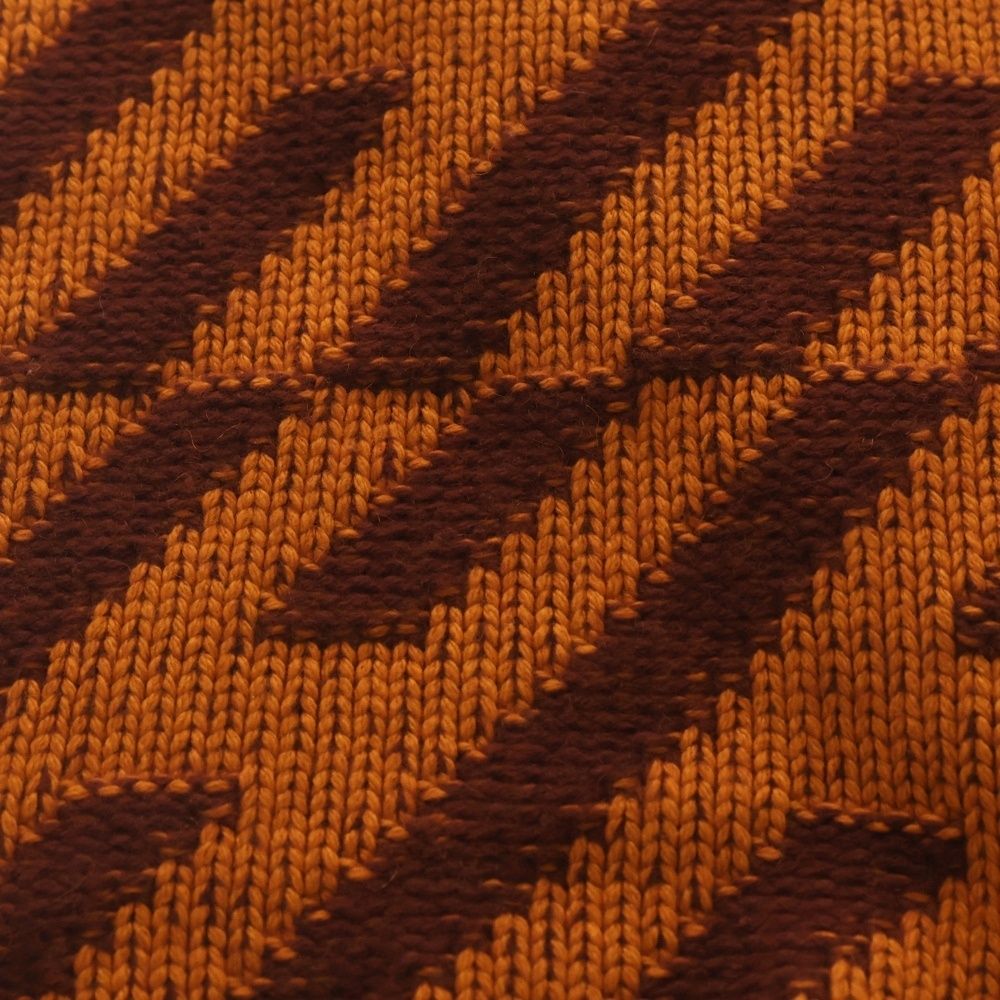 Hermes Lambskin Leather Fringe Logo Scarf — view 2