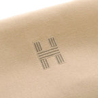 Hermes Brid-a-brac GM Silver Logo Button Canvas Handbag Pouch — view 5