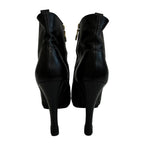 Chanel Short Boots Leather , Wrinkles Fluffing — view 4