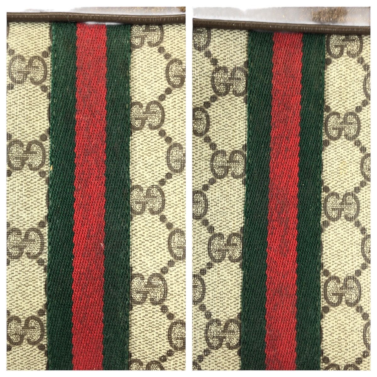 Gucci Vintage Sherry Clutch Beige Brown — view 7