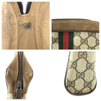 Gucci Vintage Sherry Clutch Beige Brown — view 6