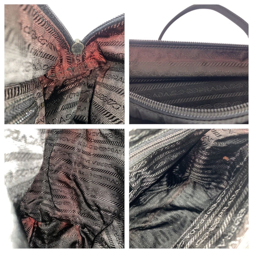 Prada Tessuto Black Nylon Shoulder Bag Tote — view 6