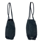 Prada Tessuto Black Nylon Shoulder Bag Tote — view 8