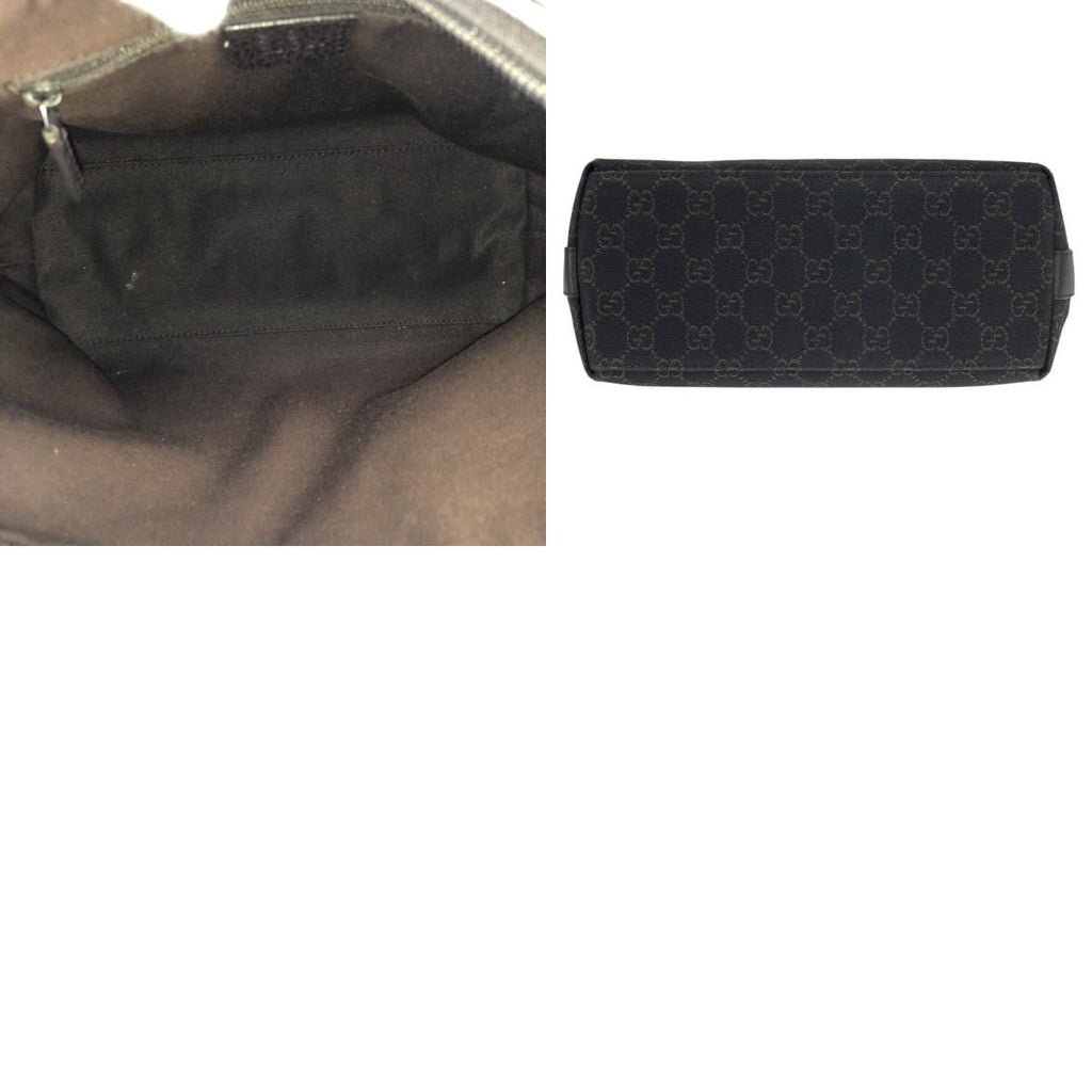 Gucci Hobo Brown Dark Silver GG Canvas Leather — view 9