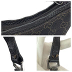 Gucci Hobo Brown Dark Silver GG Canvas Leather — view 6