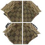 Gucci Bamboo Beige Brown Gunmetal GG Canvas 002 Tote — view 3