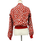 Louis Vuitton Black Red Yayoi Kusama Monogram Infinity Dot Jacket White — view 5