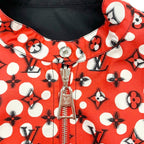 Louis Vuitton Black Red Yayoi Kusama Monogram Infinity Dot Jacket White — view 7