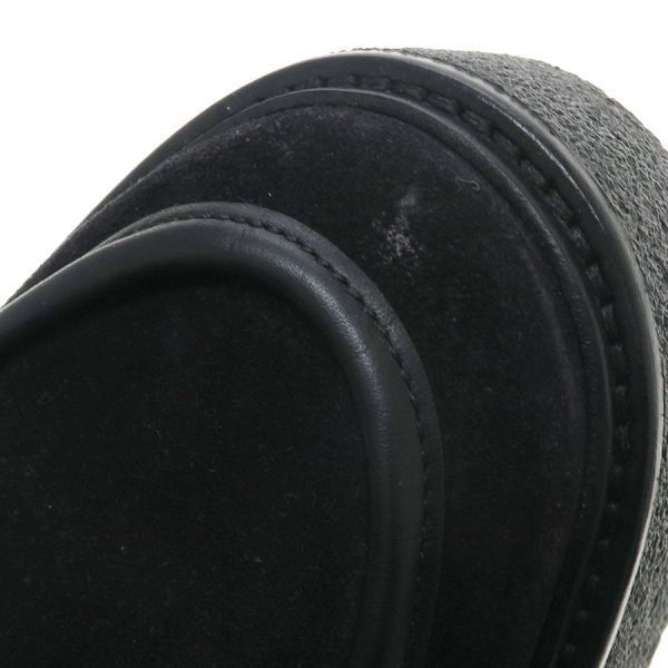 Hermes Moutonbutts Heel Suede Black — view 8