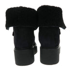 Hermes Moutonbutts Heel Suede Black — view 3