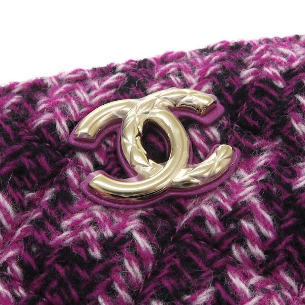 Chanel Quilted Twisted Chain Shoulder Earrings — view 5