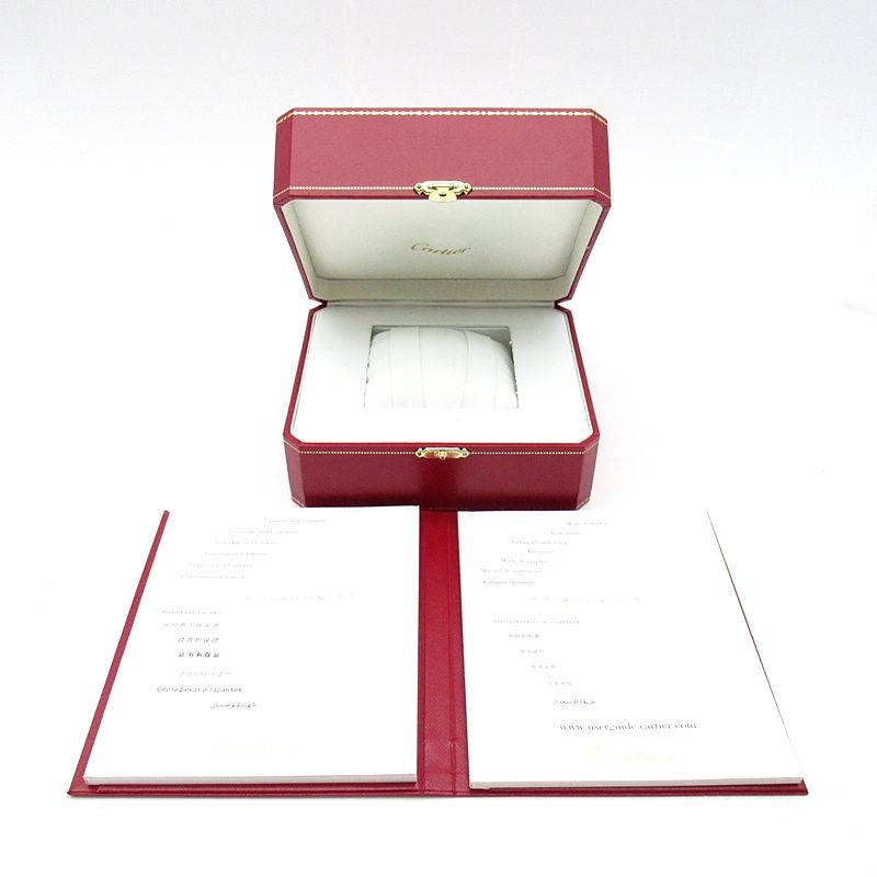 Cartier Caliber de Watch Box 18K Pink Gold SS Leather — view 6