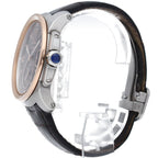 Cartier Caliber de Watch Box 18K Pink Gold SS Leather — view 3