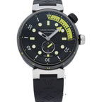 Louis Vuitton Tambour Street Diver Neon Black Watch Box SS — view 2