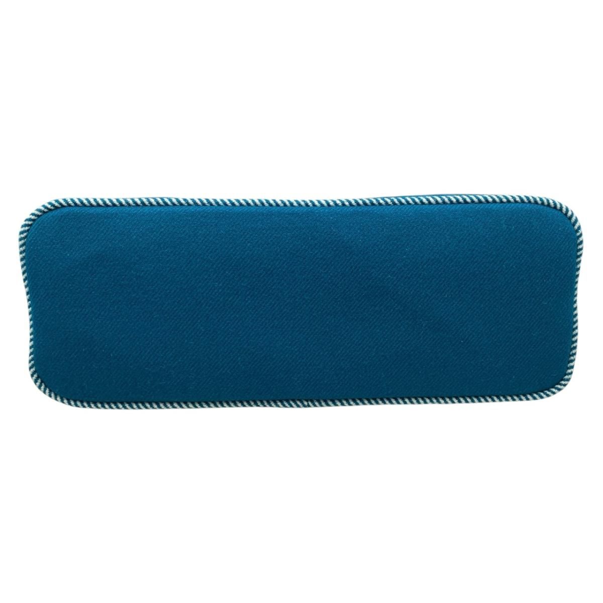Hermes Pouch Bolide Animo Natte 01 Cotton Blue Pan Bread — view 5
