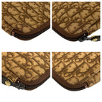 Dior Trotter Beige Brown Gold Clutch — view 4