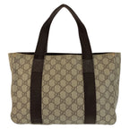 Gucci Beige Brown GG Supreme Canvas Tote — view 2