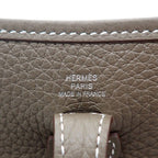 Hermes Shoulder Bag Evelyne TPM Amazone Etoupe Blue Indigo — view 6