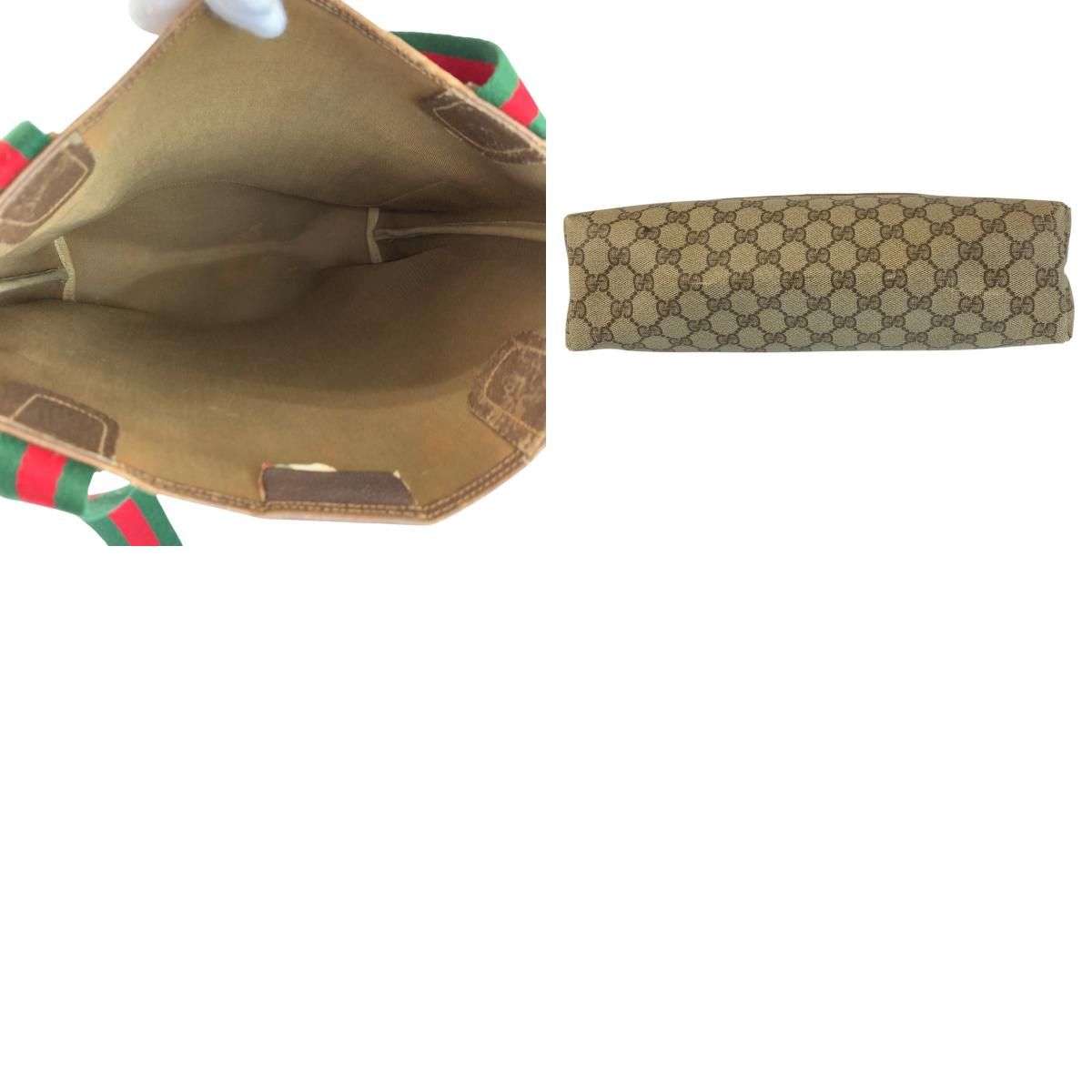Gucci Vintage Sherry Canvas Brown Beige — view 9