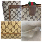 Gucci Vintage Sherry Canvas Brown Beige — view 6