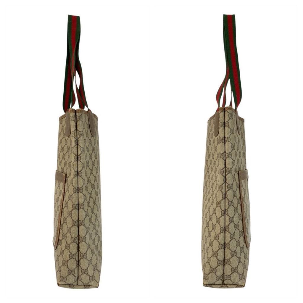 Gucci Vintage Sherry Canvas Brown Beige — view 8